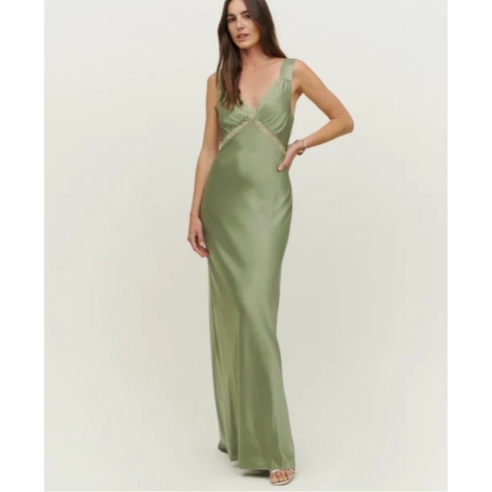 NEW WITH TAGS Reformation Chania Silk Dress